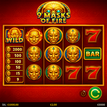 MrPunter - 9 Masks of Fire Slot Game